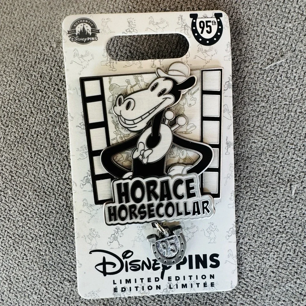NEW Disney Parks Disneyland Horace Horsecollar 95th Anniversary LE 4000 pin